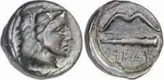 Stari Grad eller Pharos, som grekerne kalte kolonien, hadde tidlig egne mynter. Foto: LHS Numismatik AG Hvar, Stari Grad, Unescos liste over Verdensarven, romertid, grekere, Pharos, Venezia, venetiansk, kirker, middelalder, arkitektur, gotikk, renessanse, oldtidskirker, Makarska-kysten, Kroatia